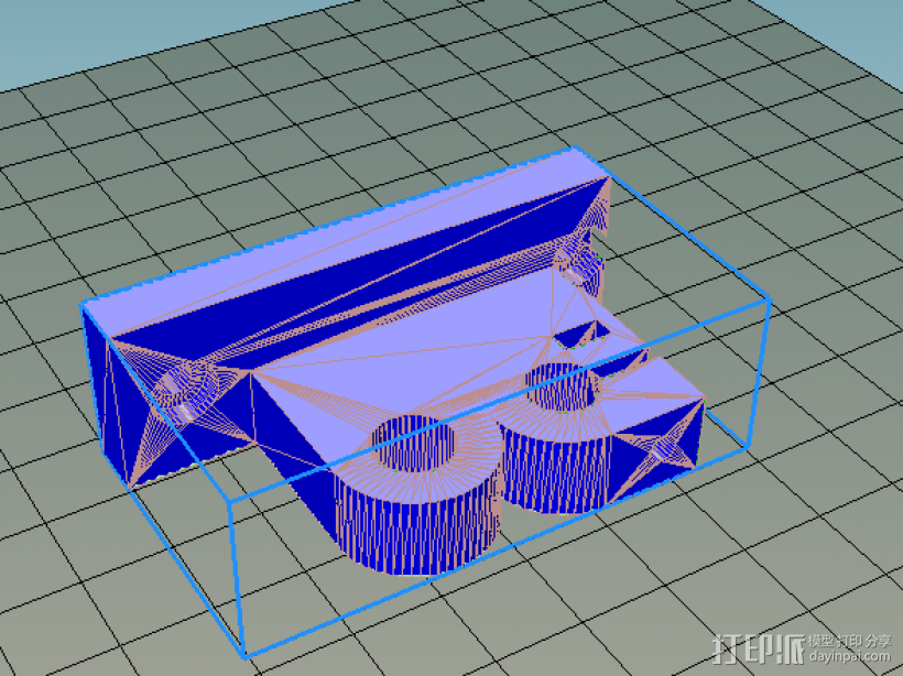 I3 3D打印机配件 3D打印模型渲染图