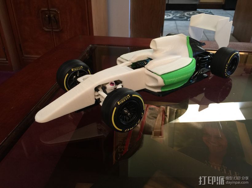 法拉利F1 3D打印模型渲染图