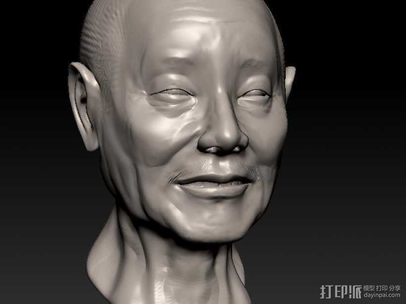 3d打印人物头像模型（原创） 3D打印模型渲染图