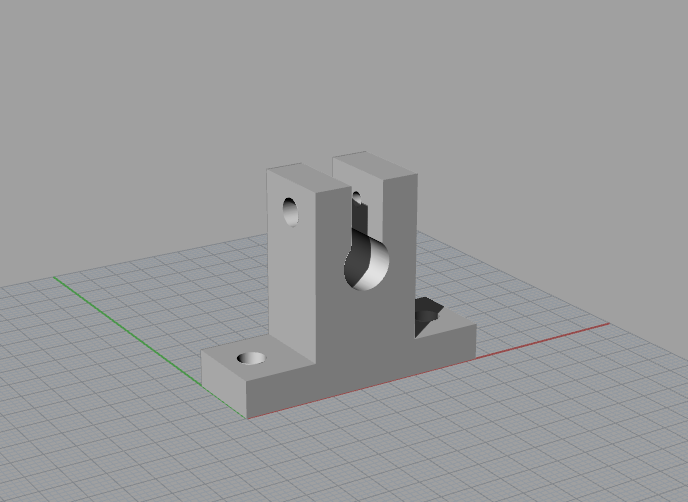 3d打印机 直轴固定支架