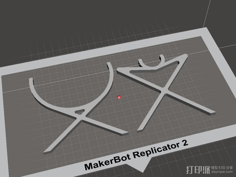 噴筆用自制氣瓶支架 3D打印模型渲染圖