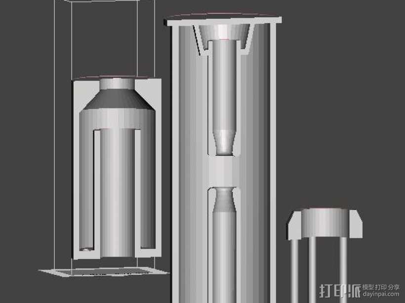 定開距式六氟化硫斷路器 3D打印模型渲染圖