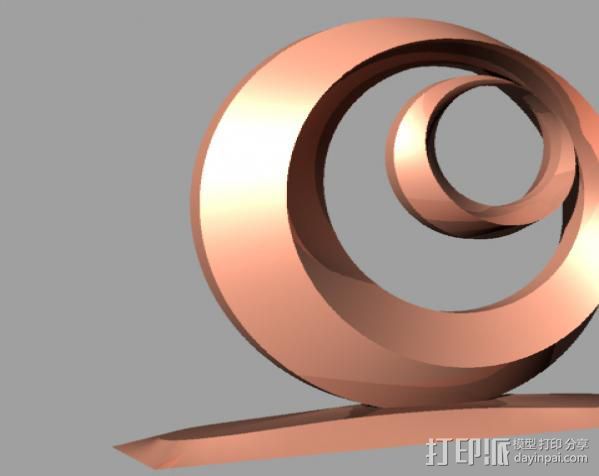 風(fēng)月環(huán) 3D打印模型渲染圖