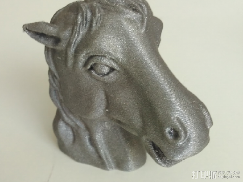 生肖—马 3D打印模型渲染图