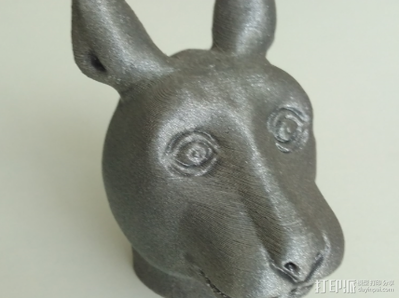 生肖—兔 3D打印模型渲染图