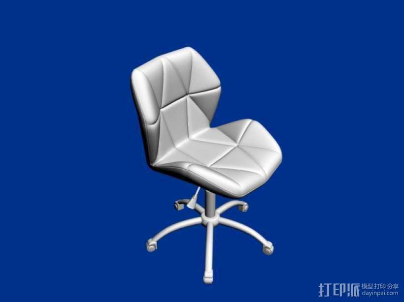 办公椅子 3D打印模型渲染图