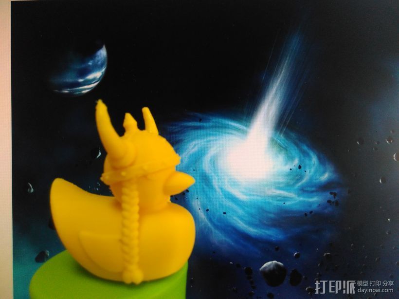京维鸭 3D打印模型渲染图