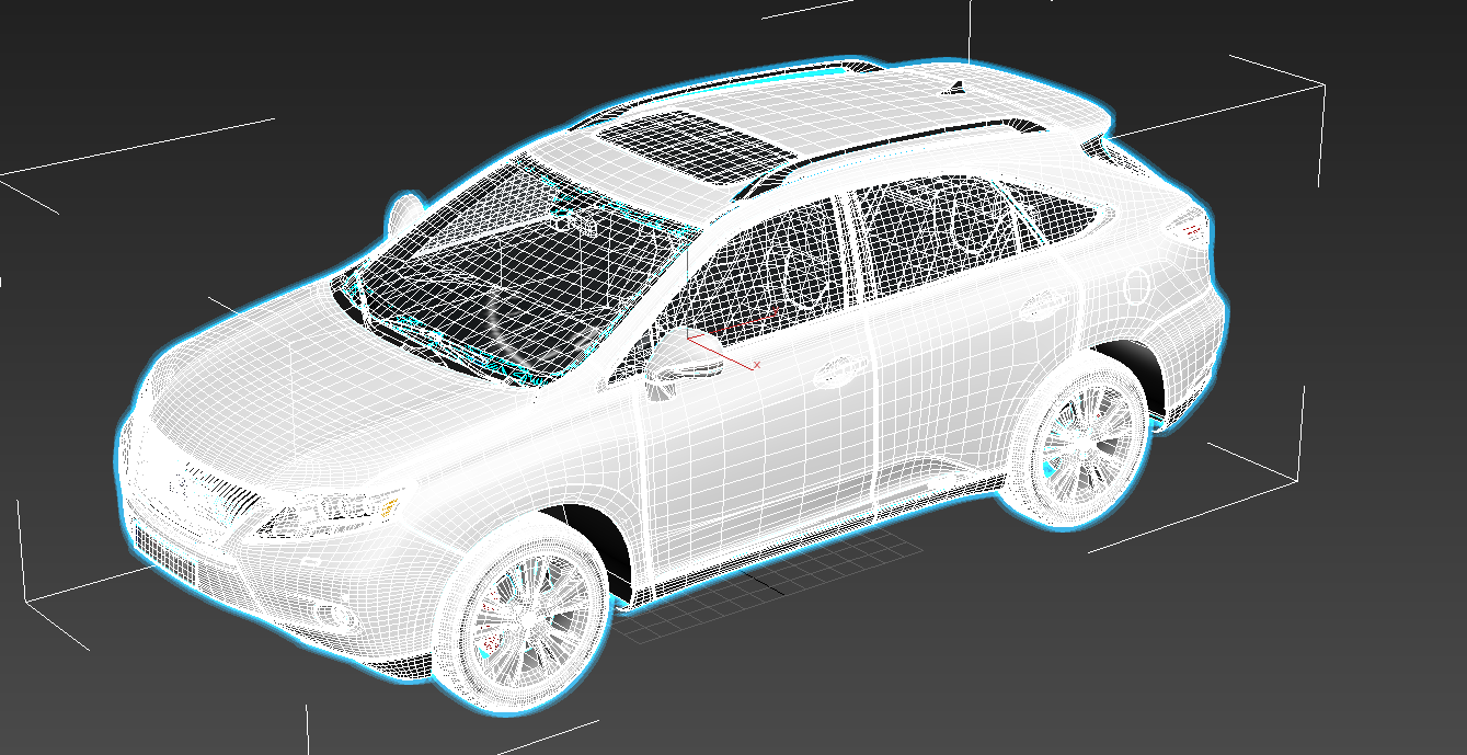 车 雷克萨斯 RX  3D打印