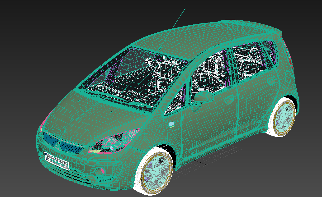 车 三菱 mitsu 3D打印