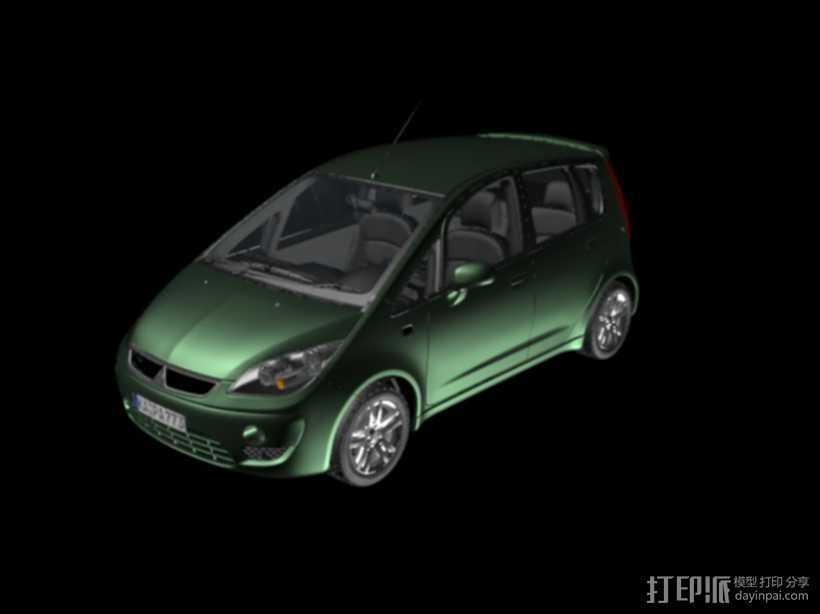 车 三菱 mitsu 3D打印 3D打印模型渲染图