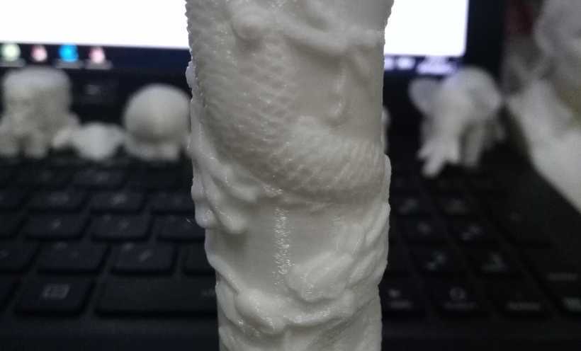 盘龙柱 3D打印实物照片