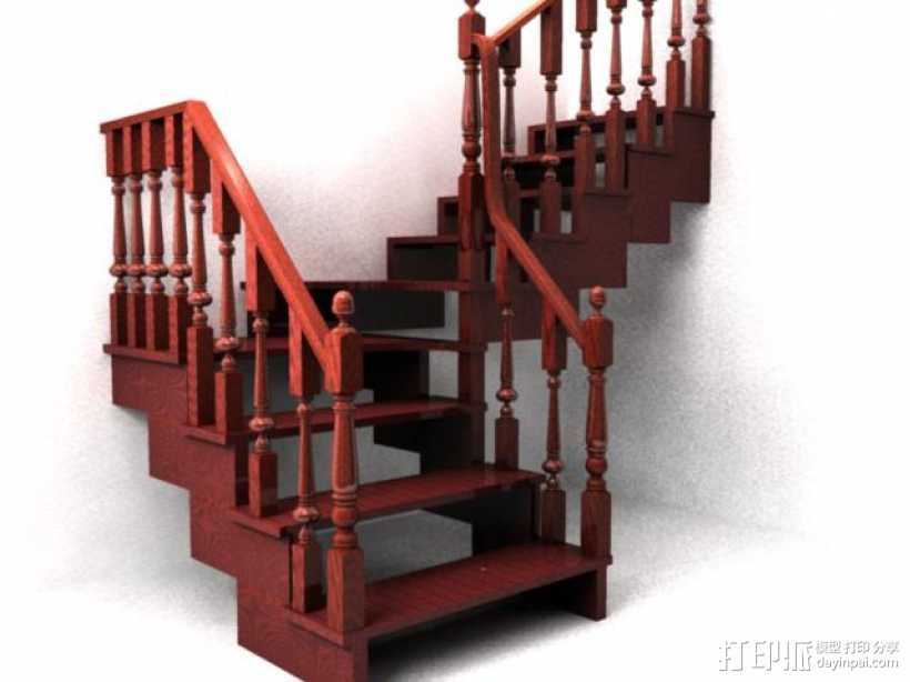 楼梯 3D打印模型渲染图