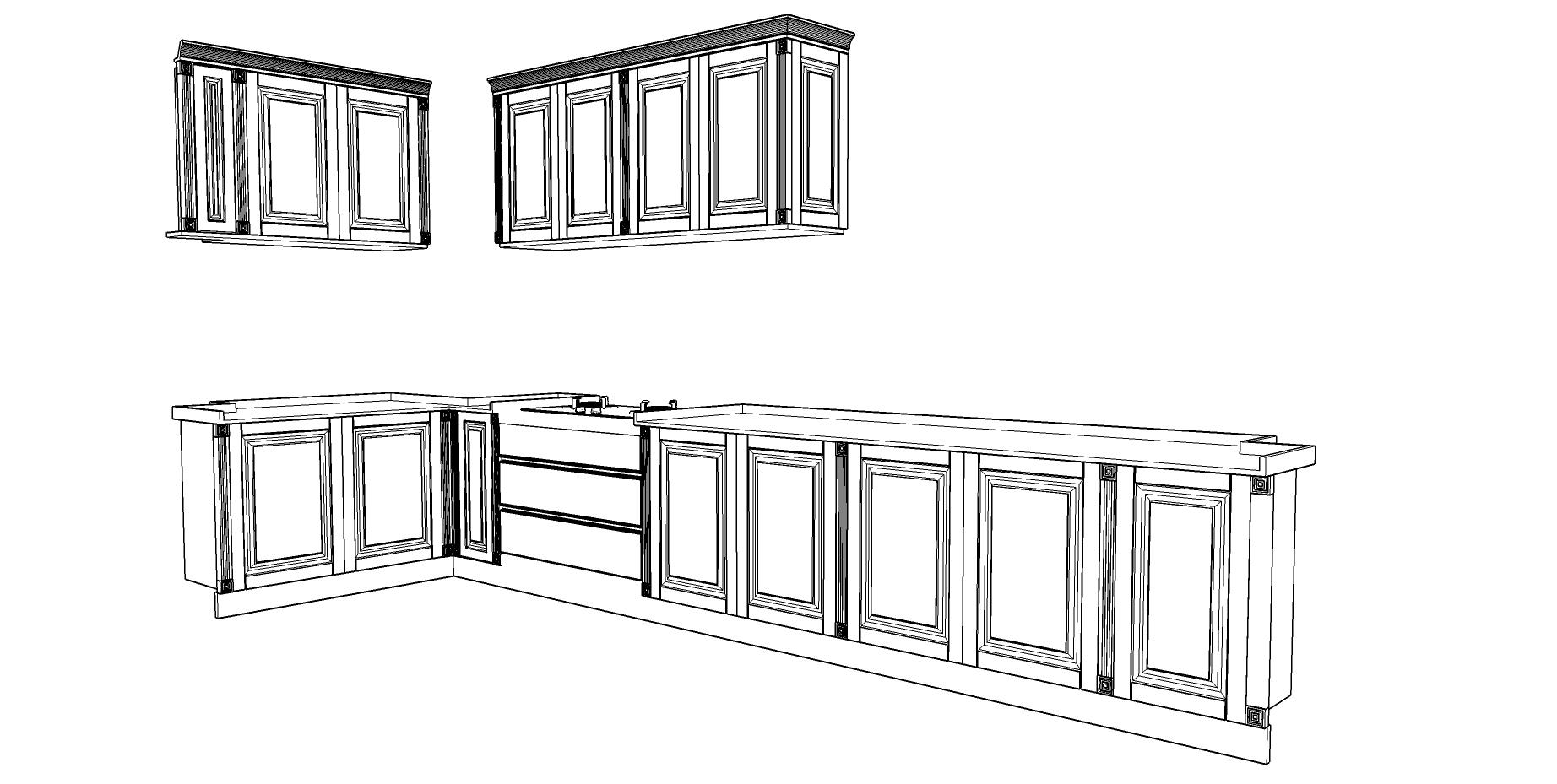 家具设计 3D打印模型渲染图