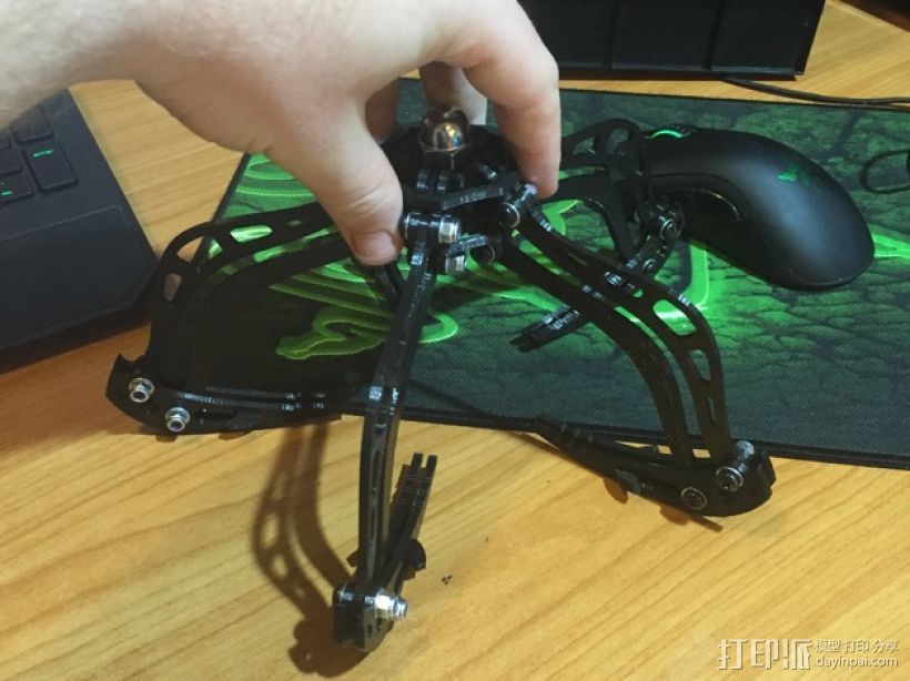 螳螂爪 3D打印模型渲染图