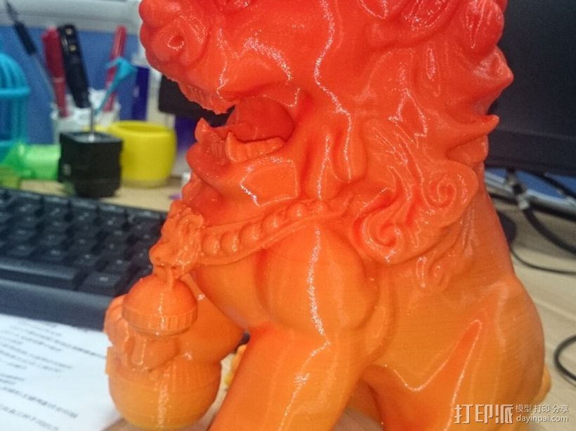 新雄狮 3D打印模型渲染图