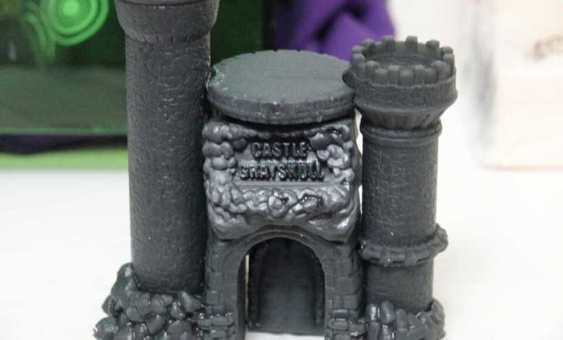 骷髅头城堡 3D打印实物照片
