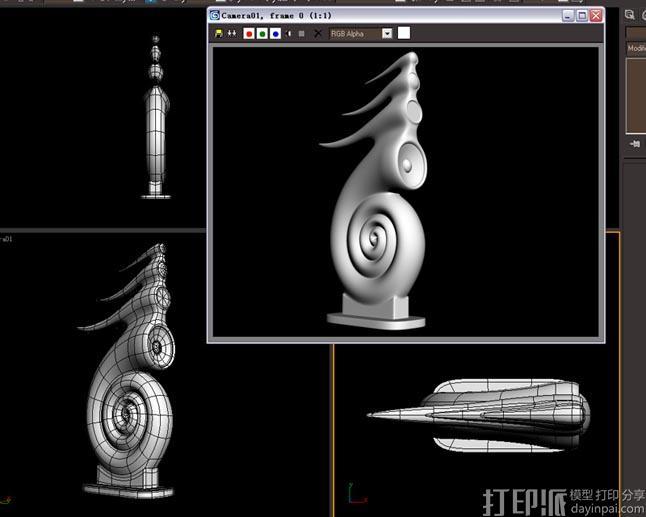 3DS MAX建模教程：創(chuàng)建螺號(hào)音響
