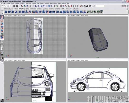 MAYA建模教程：制作一輛復(fù)古小汽車