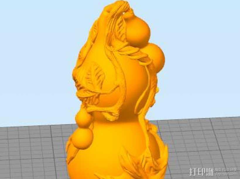 葫芦 3D打印模型渲染图