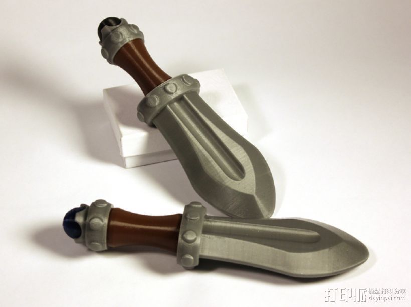 玩具剑 3D打印模型渲染图