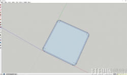 sketchup建模教程：設(shè)計(jì)一個(gè)長凳子模型