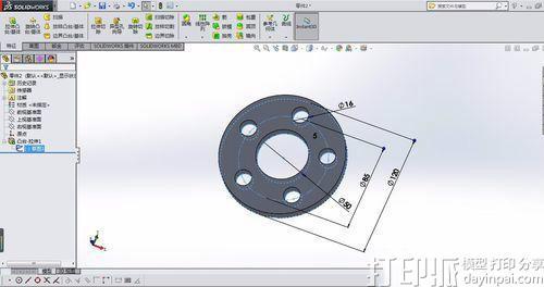 solidworks中如何使用方程式繪制不同規(guī)格零件建模?