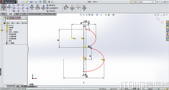 SolidWorks建模教程：設(shè)計葫蘆3D模型