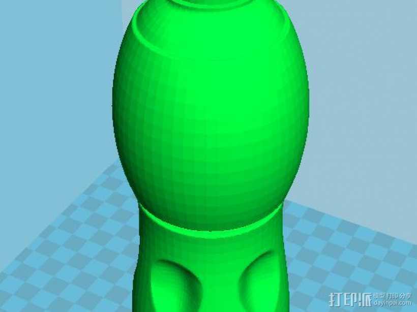 高精度饮料瓶 3D打印模型渲染图