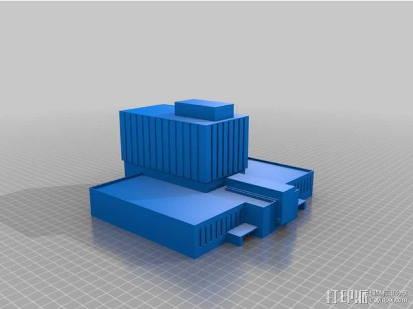 爱丁堡大学 3D打印模型渲染图