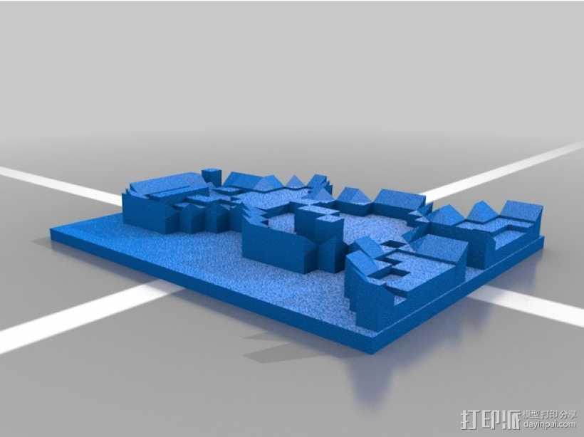 迷宫 3D打印模型渲染图