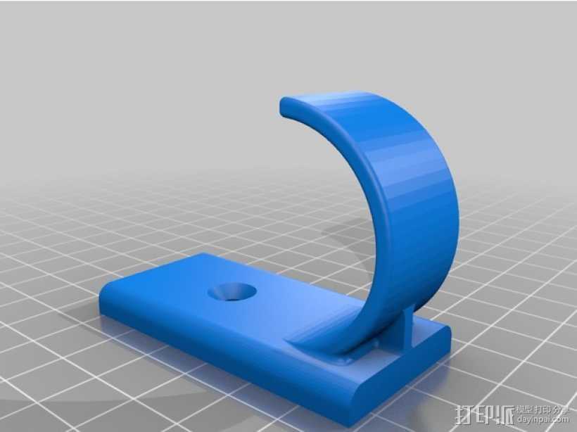 耳机支架 3D打印模型渲染图