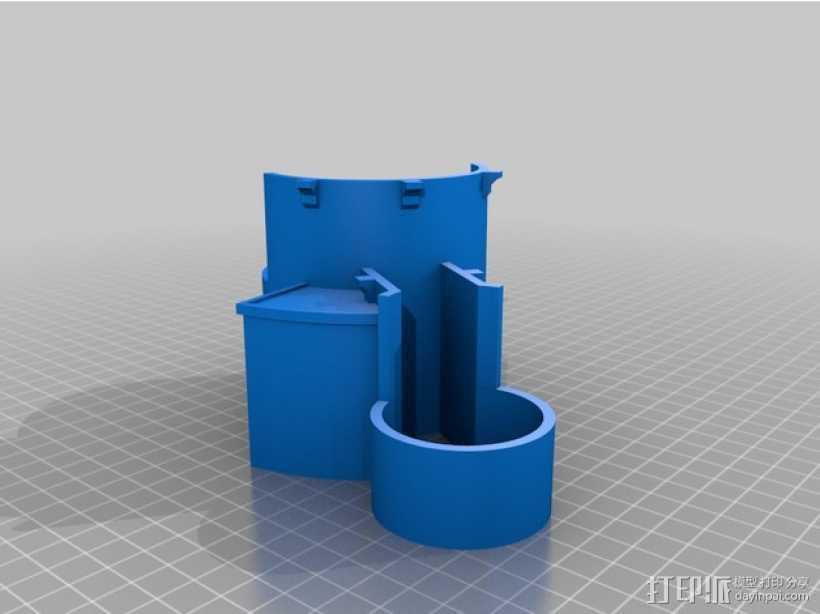 楼塔 3D打印模型渲染图