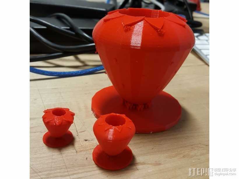 种植瓶 3D打印模型渲染图