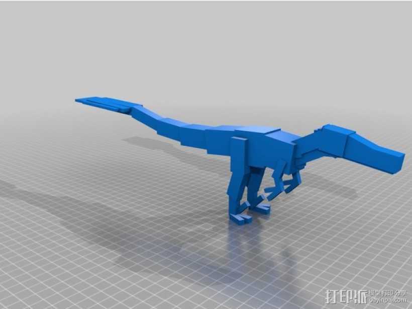 恐龙造型 3D打印模型渲染图
