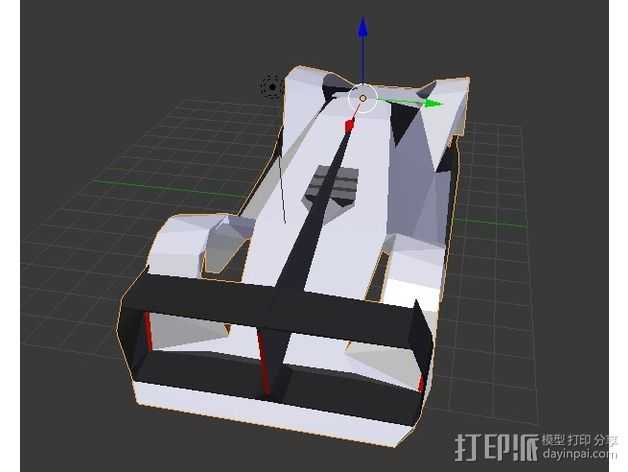 马自达车身 3D打印模型渲染图