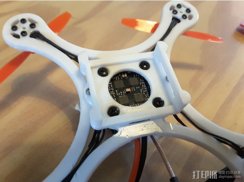 迷你型无人机 3D打印模型渲染图