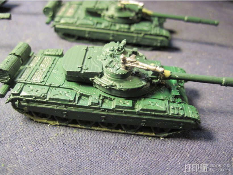 中国99式主战坦克 3D打印模型渲染图