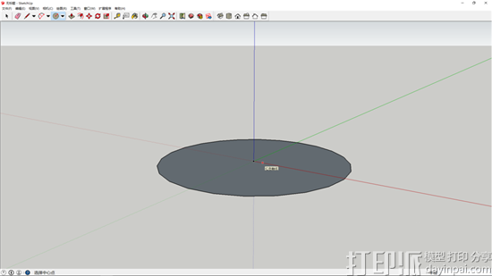 SketchUp建模教程：繪制一個(gè)紐扣的3D模型