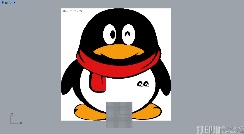 rhino建模教程：如何做一個(gè)QQ企鵝模型
