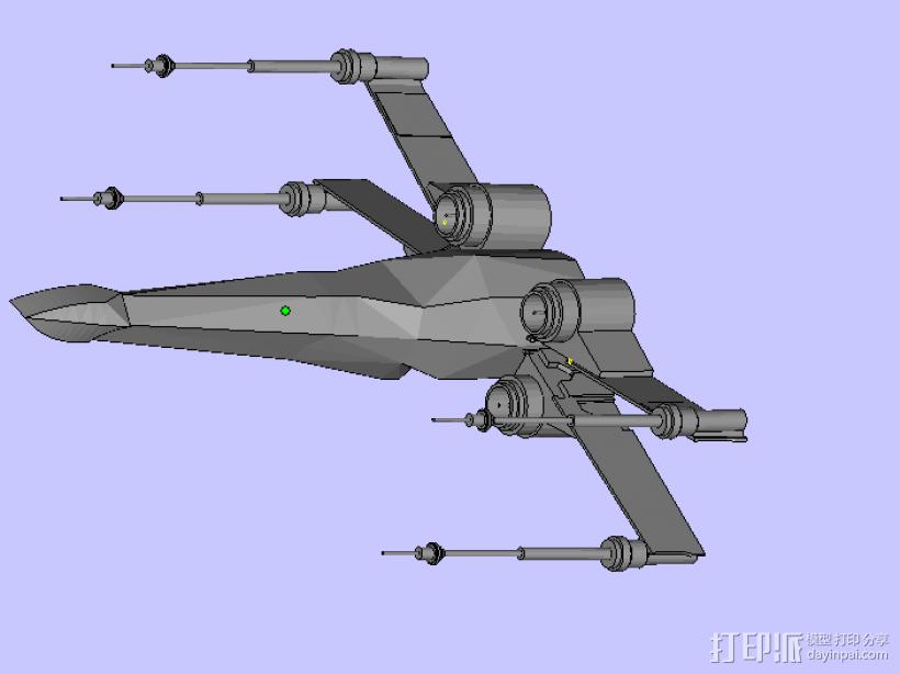 宇宙战车 3D打印模型渲染图