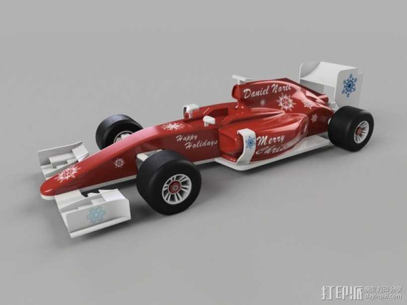 炫酷的赛车（含所有配件） 3D打印模型渲染图