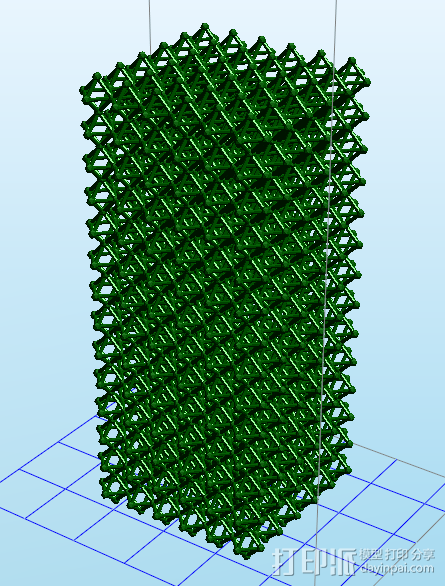 長方形彈性體 3D打印模型渲染圖