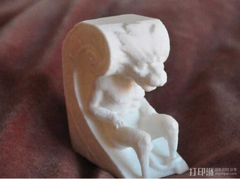 巴尔的摩石像鬼 3D打印模型渲染图