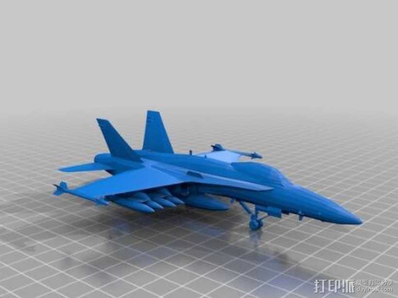 法国阵风战斗机 3D打印模型渲染图