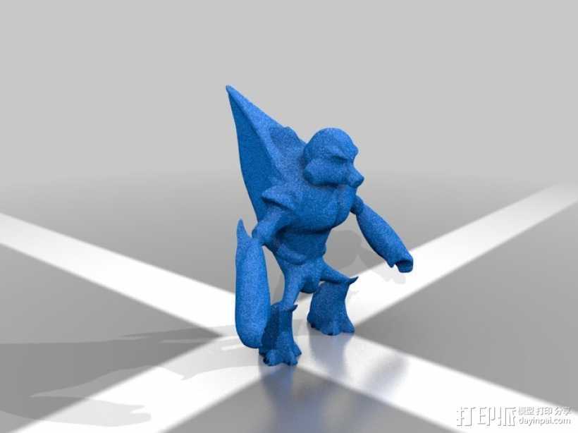 怪兽大力士 3D打印模型渲染图