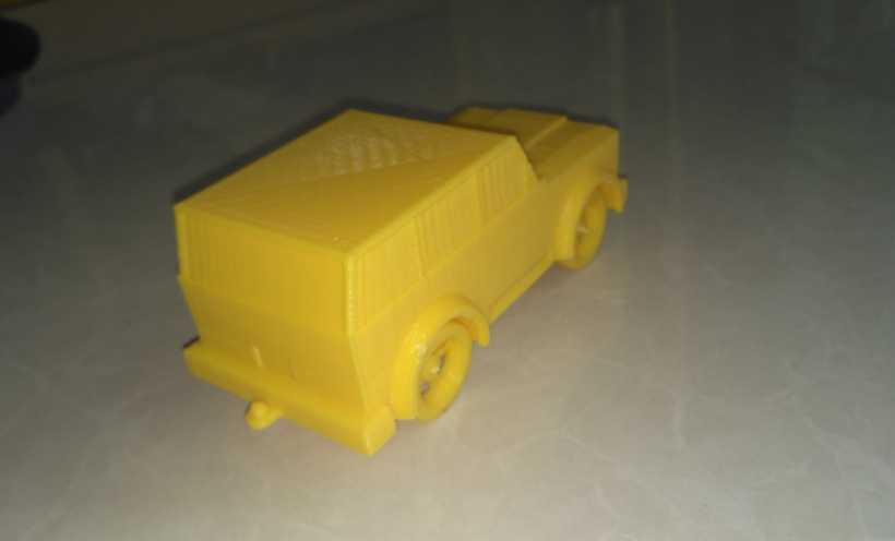 吉普车 3D打印实物照片