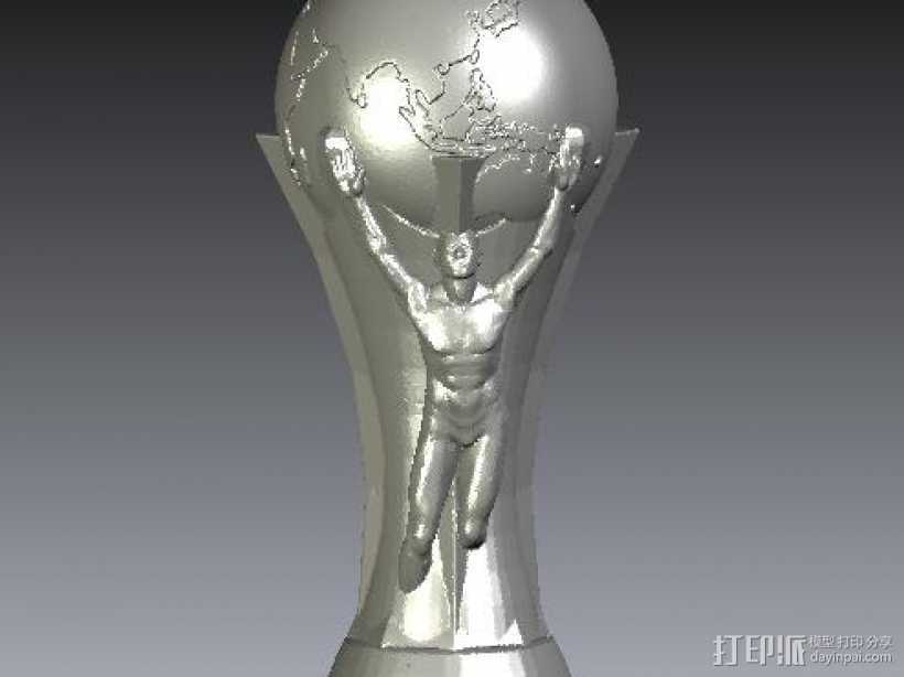 足球世界杯 3D打印模型渲染图