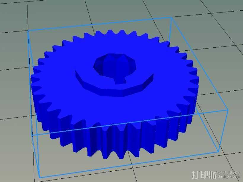 標(biāo)準(zhǔn)漸開線齒輪 3D打印模型渲染圖