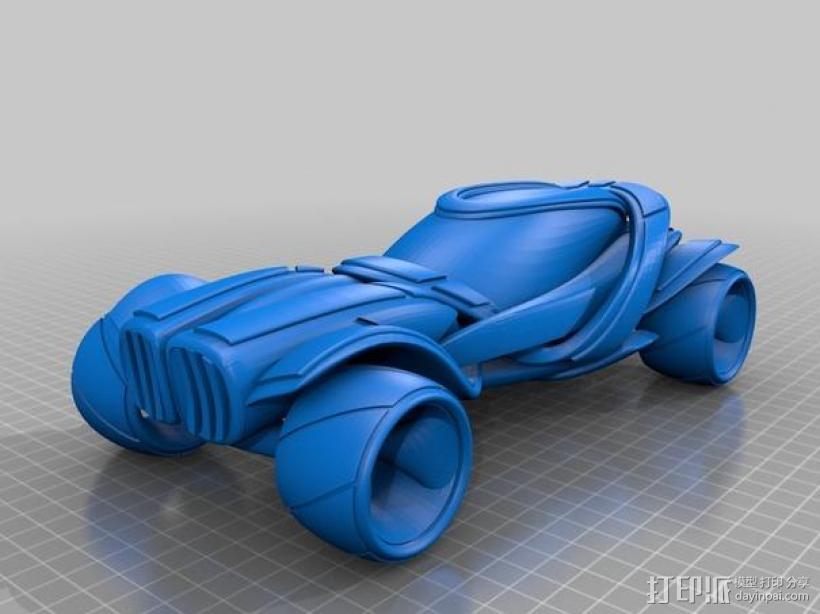 概念超级跑车 3D打印模型渲染图