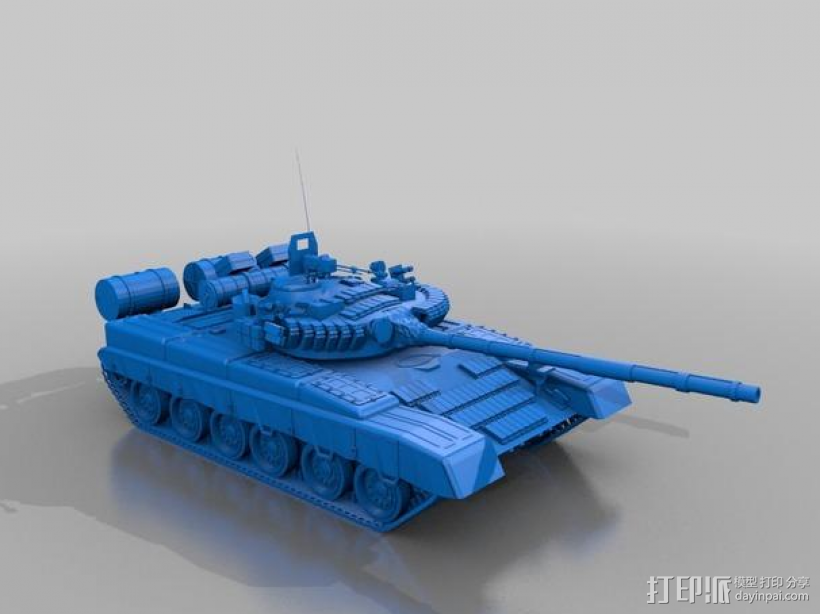 美国m1a2主战坦克 3D打印模型渲染图